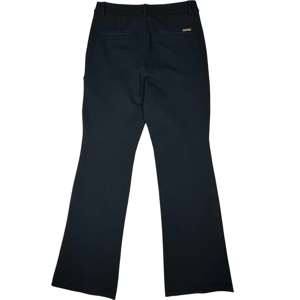 Lilly‎ Pulitzer Kidman Bi-Stretch Pants Women Size 10 Black Bootcut Quiet Luxury - Picture 3 of 13